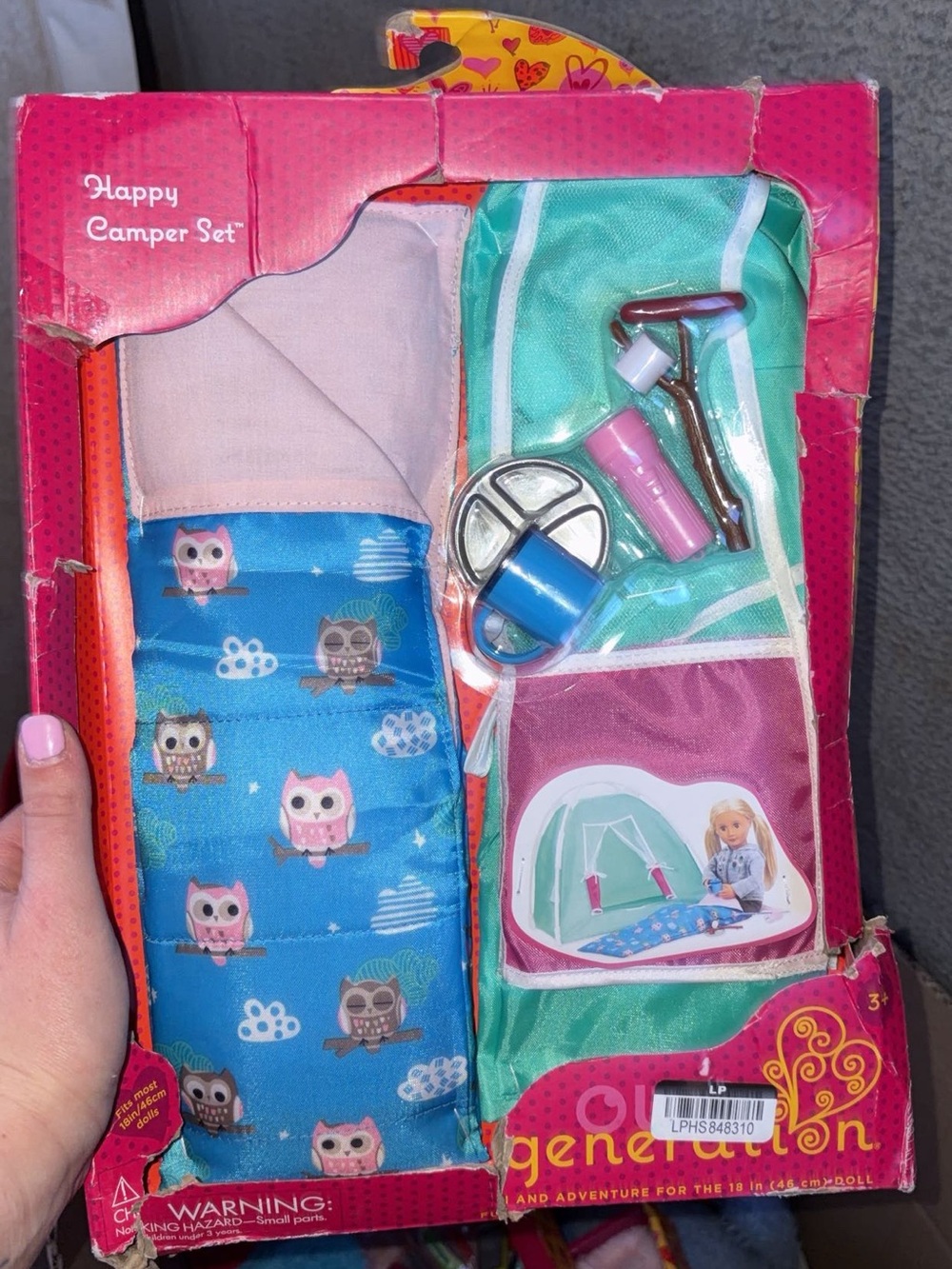 Our generation: Kids' Happy Camper Set - Blue & Teal: new in box